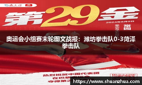 奥运会小组赛末轮图文战报：潍坊拳击队0-3菏泽拳击队
